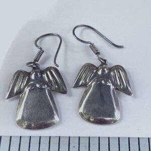 Vintage Taxco sterling silver dangling angels